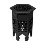 hexagonal coffee table black