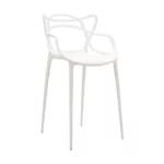 White Barstools with Backs