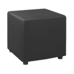 Ulfa Ottoman Square Black
