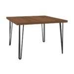 wooden coffee table hairpin legs