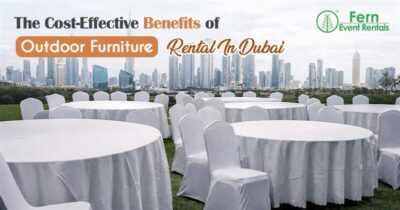 outdoor furniture rental Dubai