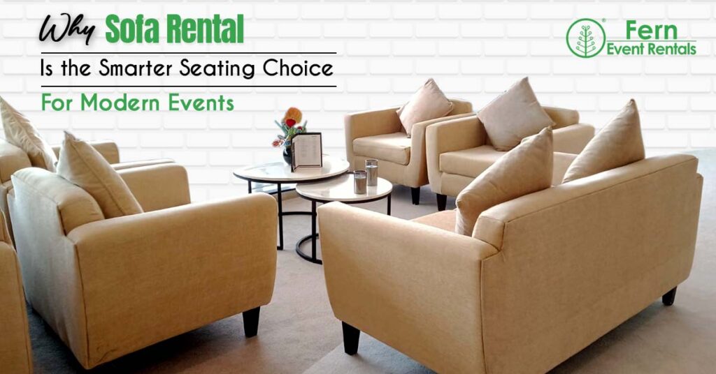 sofa rental for event