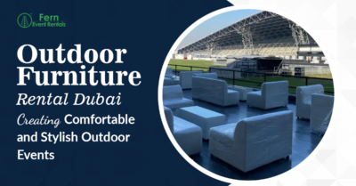 outdoor furniture rental Dubai