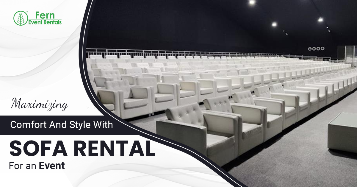 sofa rental for event