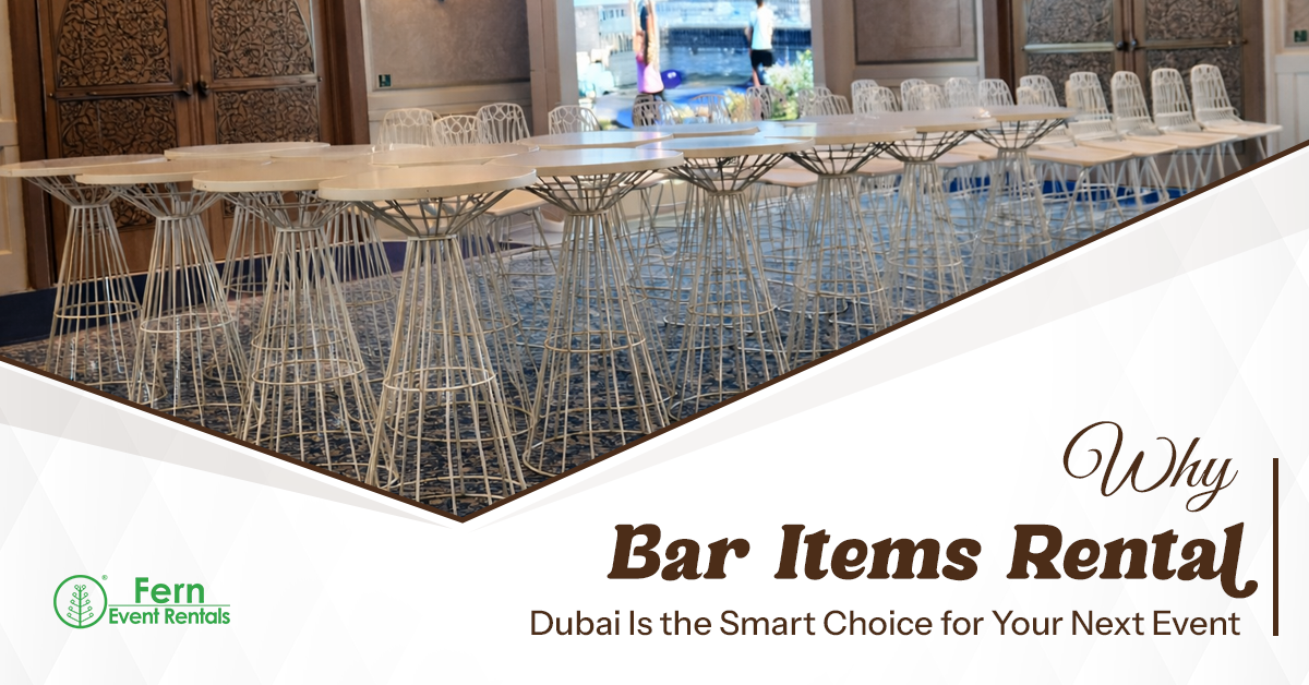 Bar Items Rental Dubai