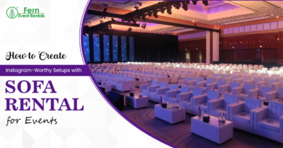 sofa rental for event