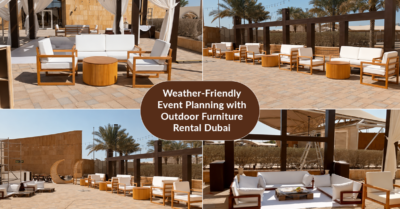 outdoor furniture rental Dubai
