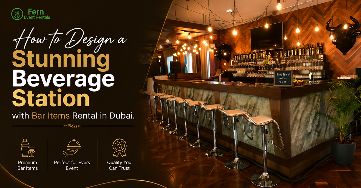 Bar Items Rental Dubai