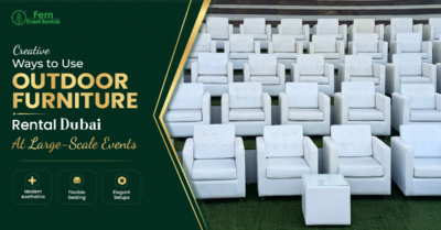 outdoor furniture rental Dubai