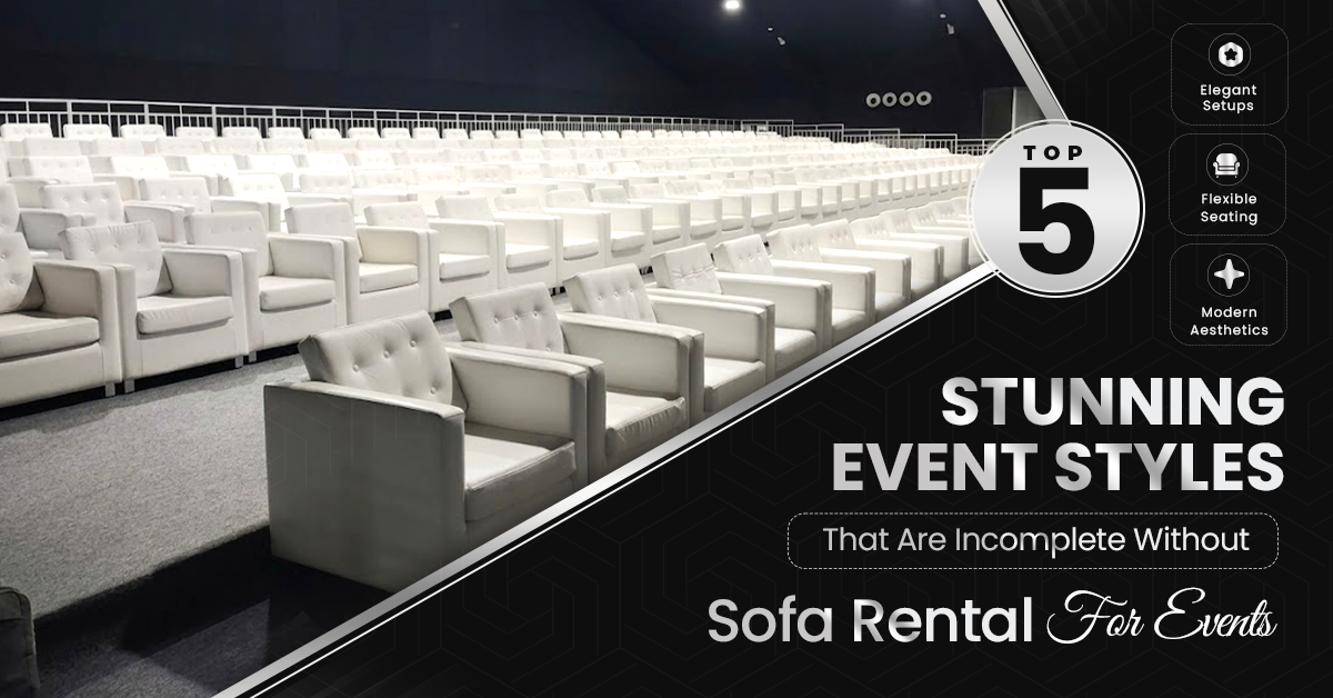 sofa rental for event