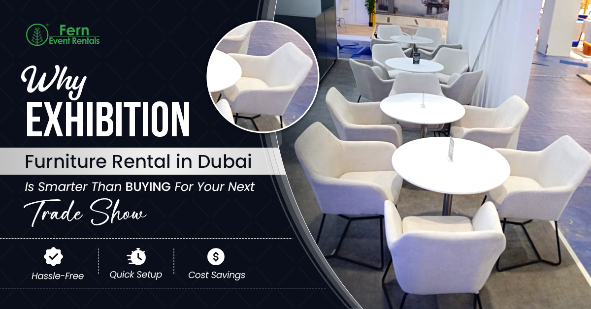 exhibition furniture rental dubai