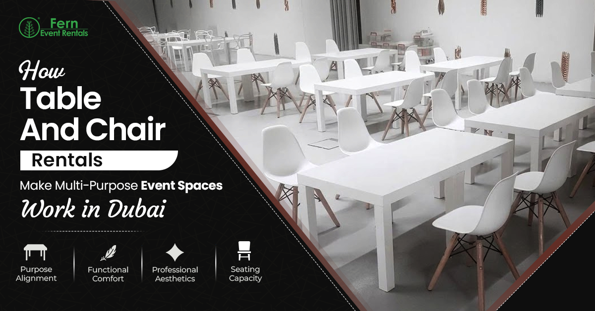 table and chair rentals